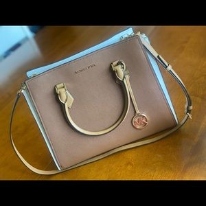 Michael Kors Hope Large Saffiano Leather Satchel